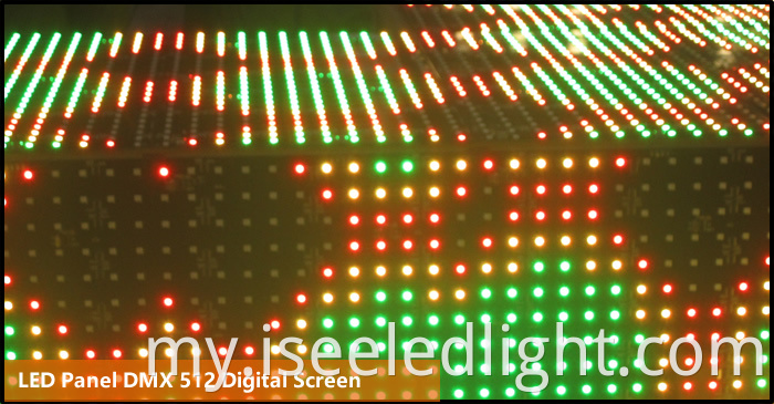 64 leds DMX 512 LED Panel Light